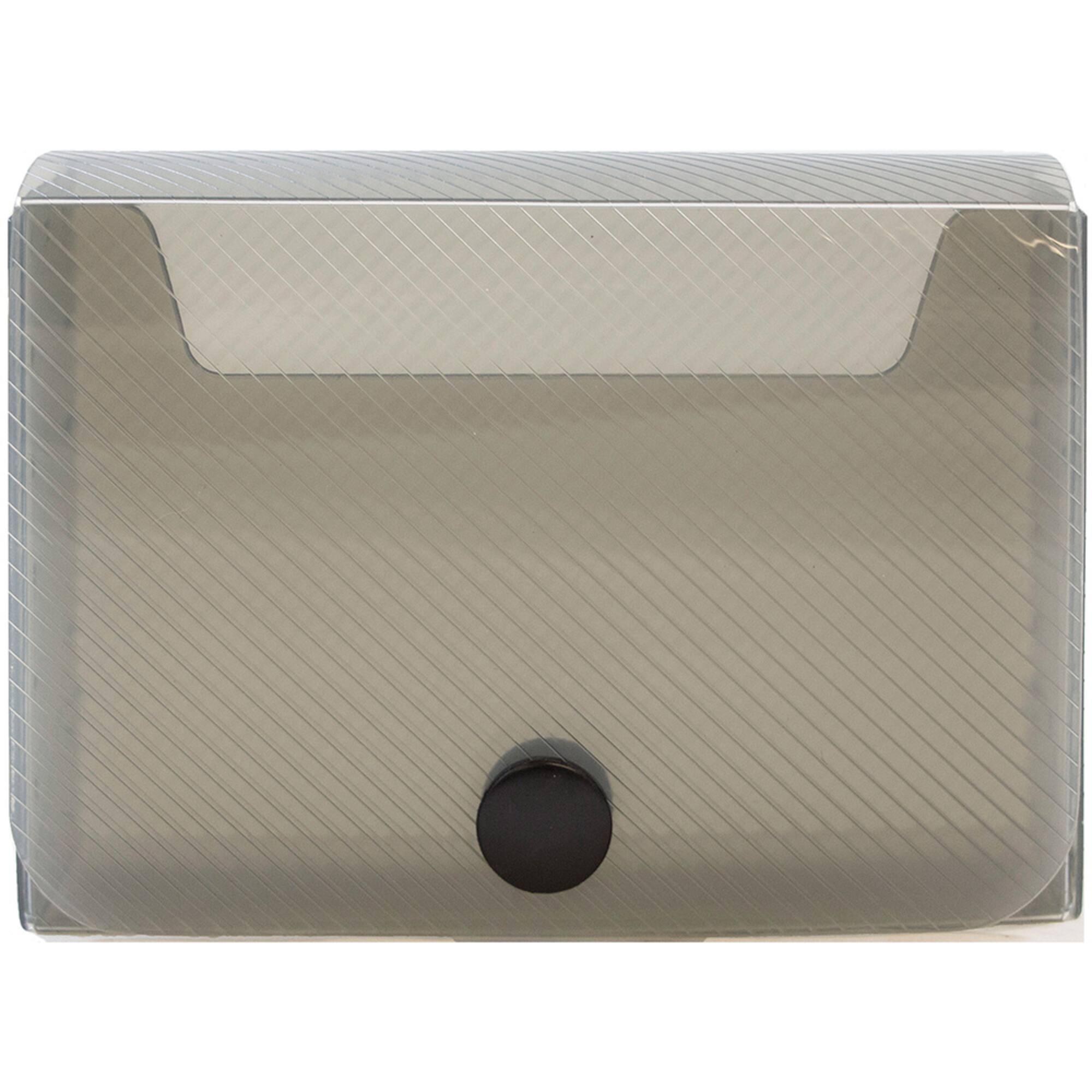 JAM Paper Smoke Plastic Business Card Holder Case